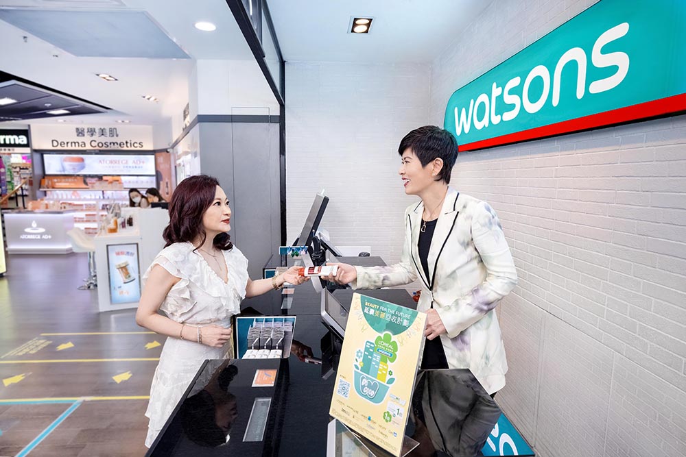 Watsons extends L’Oréal recycling programme partnership to Hong Kong